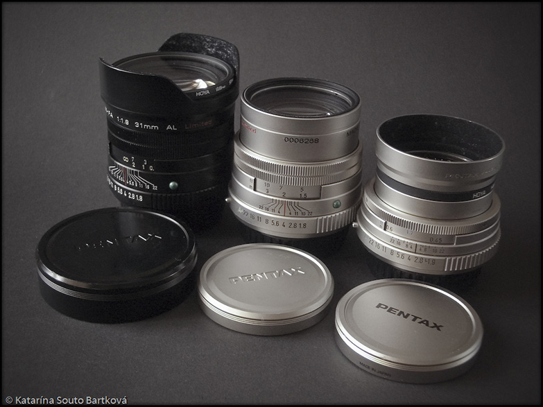 Pentax lenses Limited serie 